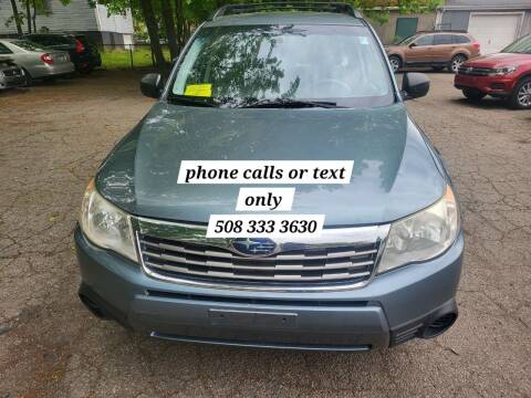 2010 Subaru Forester for sale at Emory Street Auto Sales and Service in Attleboro MA