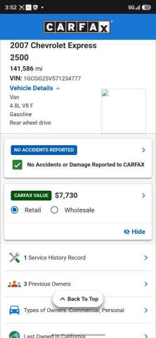 2007 Chevrolet Express 2500