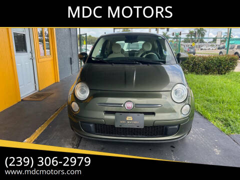 2015 FIAT 500 for sale at MDC MOTORS in Fort Myers FL