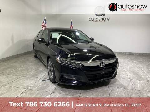 2018 Honda Accord for sale at AUTOSHOW SALES & SERVICE in Plantation FL