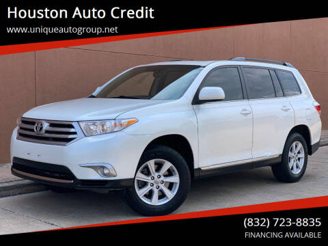 2013 Toyota Highlander for sale at Houston Auto Credit in Houston TX