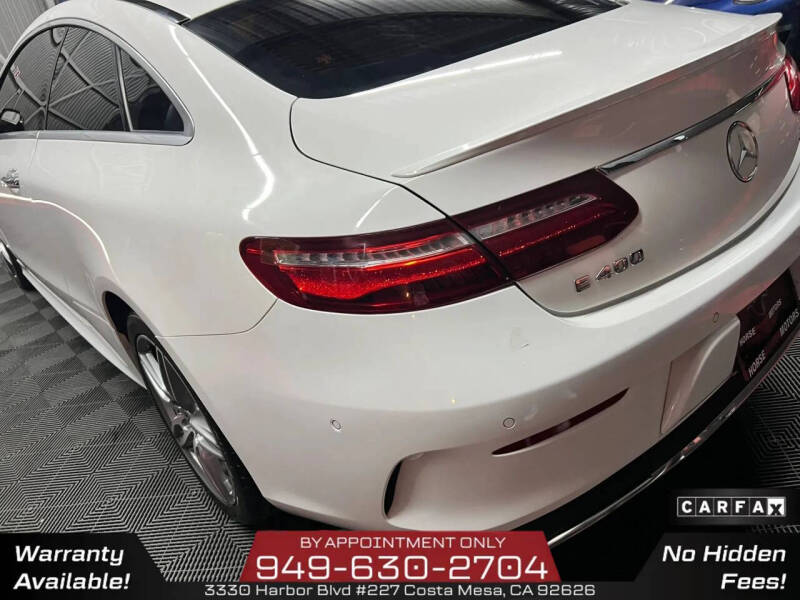 2018 Mercedes-Benz E-Class E 400 4MATIC