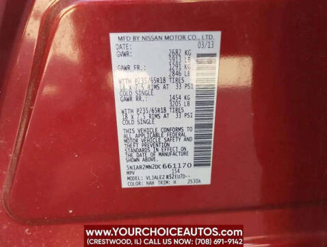 2013 Nissan Pathfinder SV