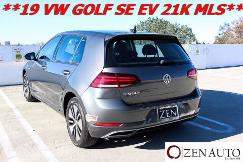 2019 Volkswagen e-Golf SE