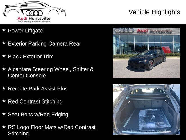 2026 Audi RS 6 Avant performance 4.0T quattro Avant