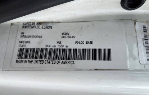 2013 International DuraStar 4300