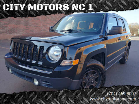 2015 Jeep Patriot for sale at CITY MOTORS NC 1 in Harrisburg NC