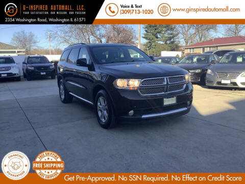 2013 Dodge Durango for sale at G-Inspired Automall, LLC. in Washington IL