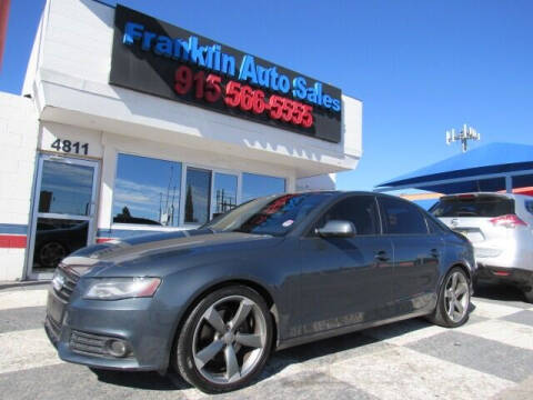 2011 Audi A4 for sale at Franklin Auto Sales in El Paso TX