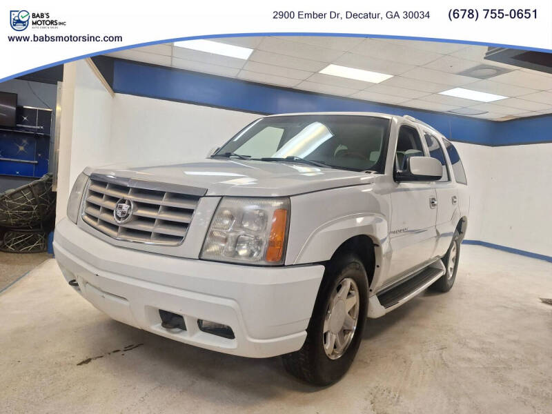 2002 Cadillac Escalade