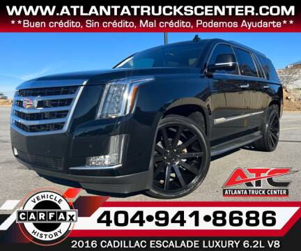 2016 Cadillac Escalade for sale at ATLANTA TRUCK CENTER LLC in Brookhaven GA