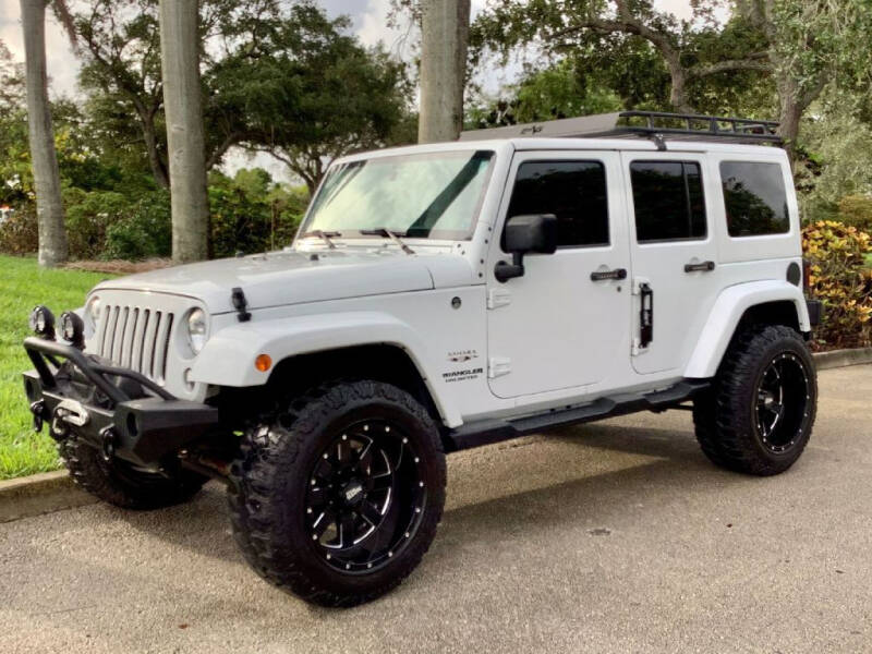 2016 Jeep Wrangler Unlimited for sale at Sailfish Auto Group in Oakland Park FL