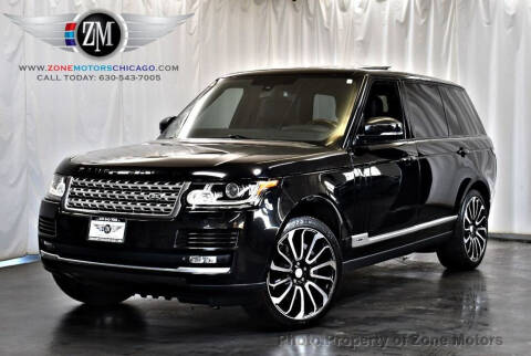 2014 Land Rover Range Rover for sale at ZONE MOTORS in Addison IL