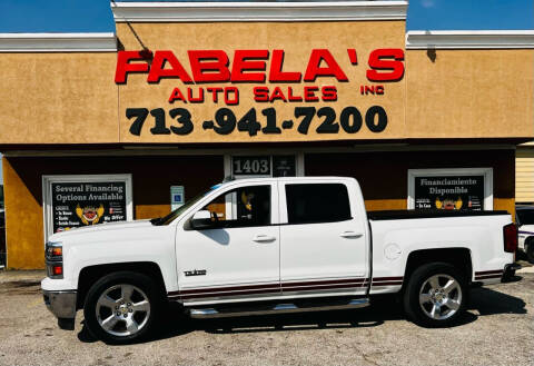 2015 Chevrolet Silverado 1500 for sale at Fabela's Auto Sales Inc. in South Houston TX