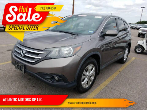 2012 Honda CR-V for sale at ATLANTIC MOTORS GP LLC in Houston TX
