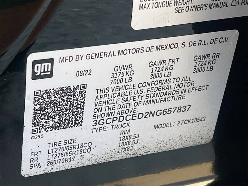 2022 Chevrolet Silverado 1500