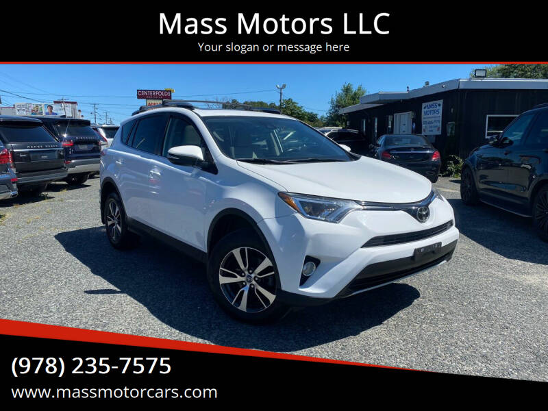 2017 Toyota RAV4 for sale at Mass Motors LLC in Worcester MA