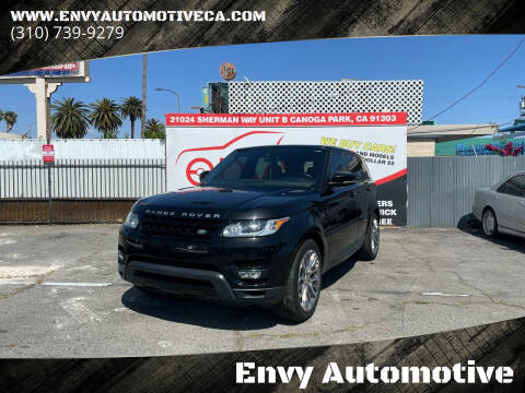 2015 Land Rover Range Rover Sport for sale at Envy Automotive in Canoga Park CA