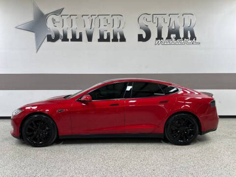 2014 Tesla Model S for sale at SILVERSTAR MOTORS in Midlothian TX