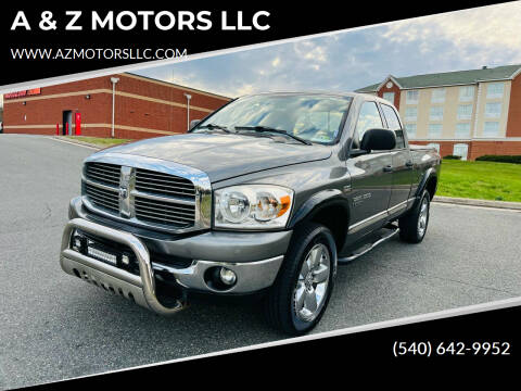 2006 Dodge Ram 1500 for sale at A & Z MOTORS LLC in Fredericksburg VA