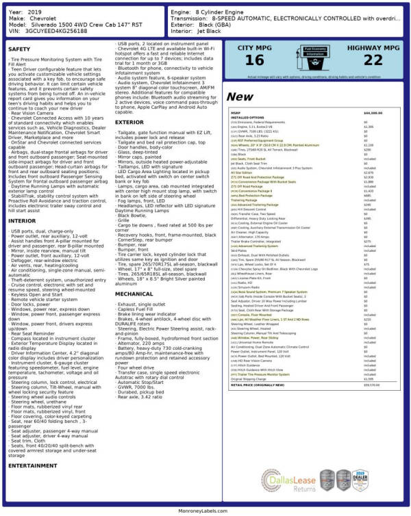 2019 Chevrolet Silverado 1500