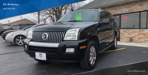 2007 Mercury Mountaineer for sale at US 30 Motors in Crown Point IN