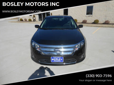 2010 Ford Fusion for sale at BOSLEY MOTORS INC in Tallmadge OH