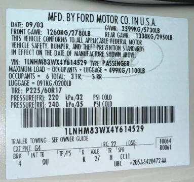 2004 Lincoln Town Car Ultimate