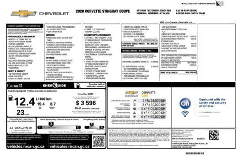 2020 Chevrolet Corvette Stingray