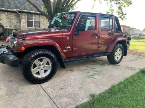 2008 Jeep Wrangler Unlimited for sale at Texas Vehicle Brokers LLC - Jeeps in Sherman TX