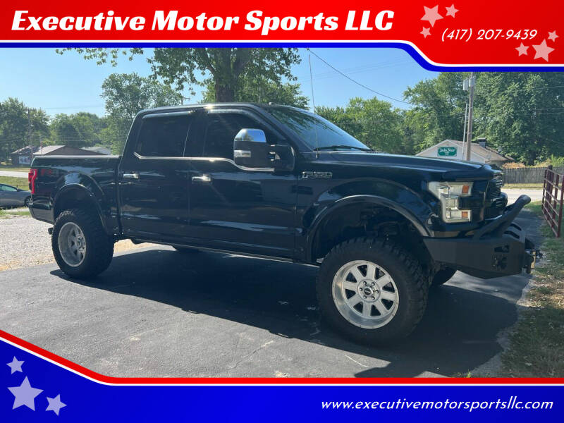 2015 Ford F-150 for sale at Executive Motor Sports LLC in Sparta MO