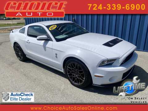 2014 Ford Shelby GT500 for sale at CHOICE AUTO SALES in Murrysville PA