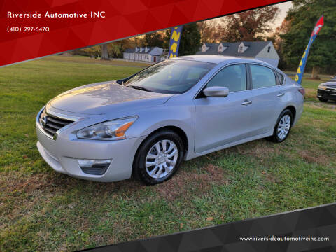2015 Nissan Altima for sale at Riverside Automotive INC in Aberdeen MD