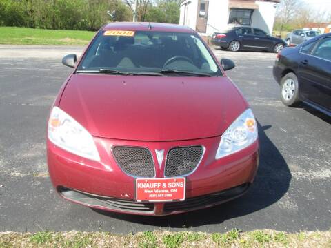2008 Pontiac G6 for sale at Knauff & Sons Motor Sales in New Vienna OH