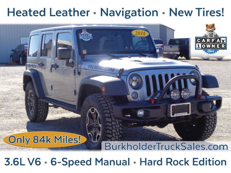 2016 Jeep Wrangler Unlimited for sale at Burkholder Truck Sales LLC (Edina) in Edina MO