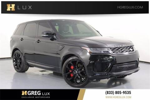 2020 Land Rover Range Rover Sport for sale at HGREG LUX EXCLUSIVE MOTORCARS in Pompano Beach FL