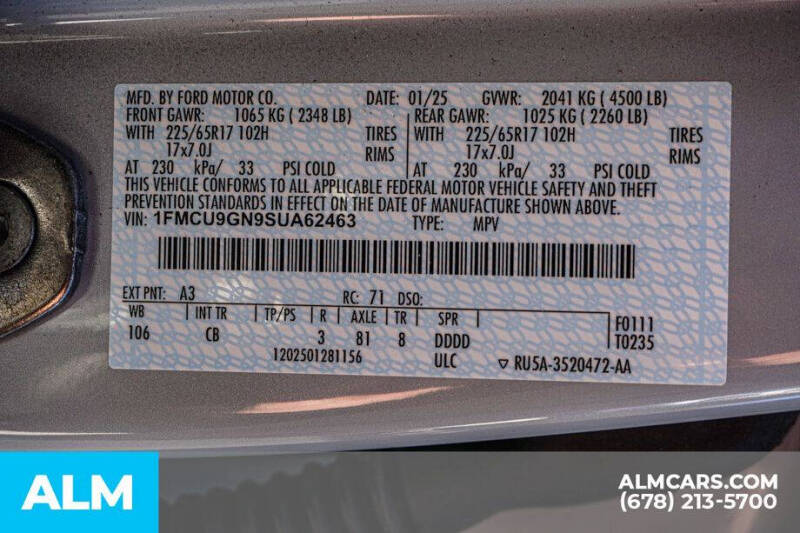 2025 Ford Escape Active