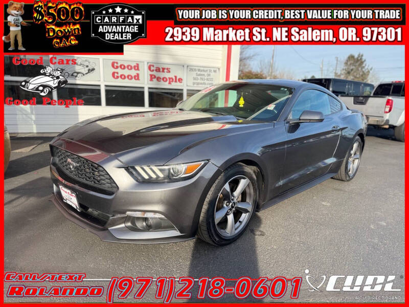 2016 Ford Mustang for sale at Good Cars Good People in Salem OR