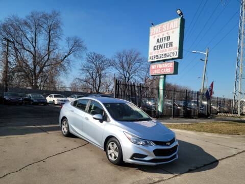 2018 Chevrolet Cruze for sale at Five Star Auto Center in Detroit MI