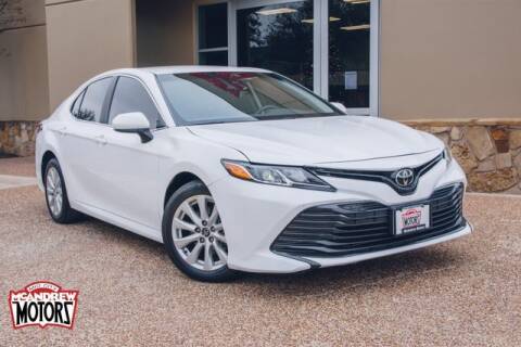 2020 Toyota Camry for sale at Mcandrew Motors in Arlington TX