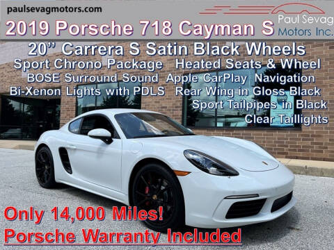 2019 Porsche 718 Cayman for sale at Paul Sevag Motors Inc in West Chester PA