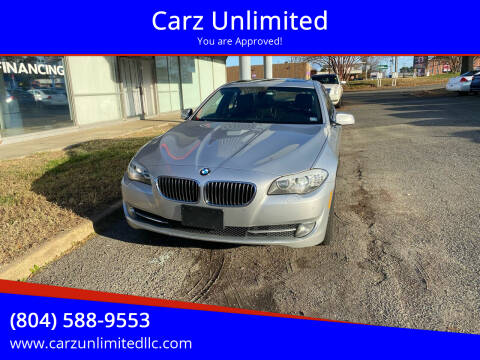 2012 BMW 5 Series for sale at Carz Unlimited in Richmond VA