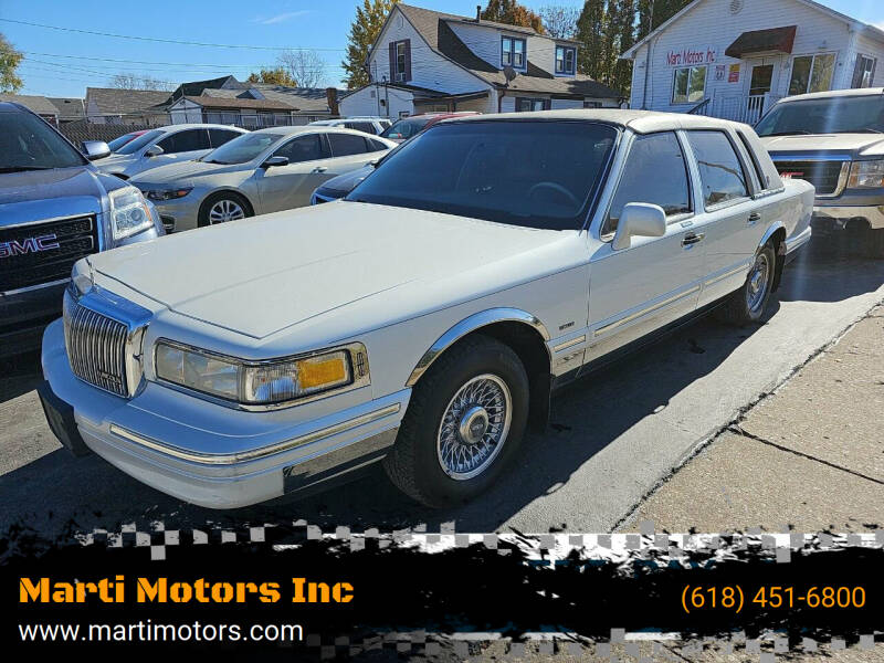1996 Lincoln Town Car for sale at Marti Motors Inc in Madison IL