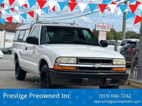 1999 Chevrolet S-10 for sale at Prestige Preowned Inc in Burlington NC