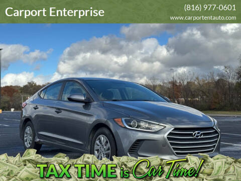 2018 Hyundai Elantra for sale at Carport Enterprise - 6336 State Ave in Kansas City KS