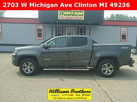 2016 Chevrolet Colorado for sale at Williams Brothers Pre-Owned Clinton in Clinton MI