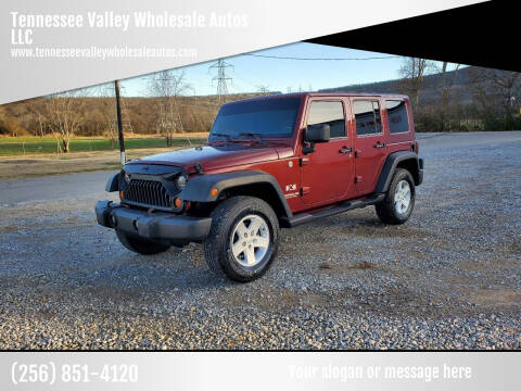 2007 Jeep Wrangler Unlimited for sale at Tennessee Valley Wholesale Autos LLC in Huntsville AL