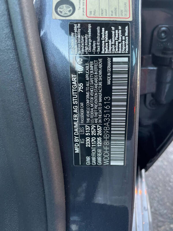 2011 Mercedes-Benz E-Class