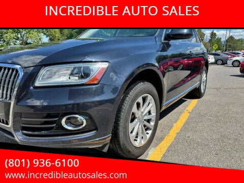2017 Audi Q5 for sale at INCREDIBLE AUTO SALES in Bountiful UT