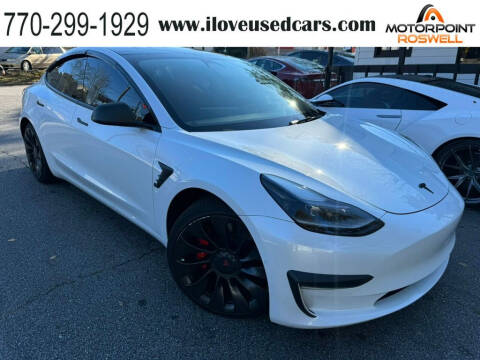 2021 Tesla Model 3 for sale at Motorpoint Roswell in Roswell GA